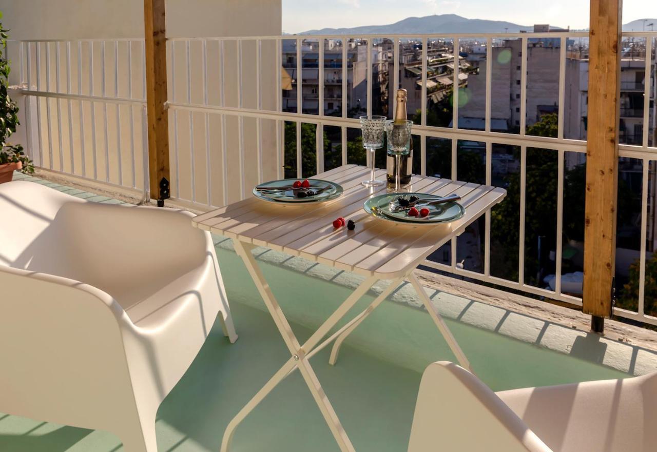 Blue And White Apartment Vipgreece Atenas Exterior foto