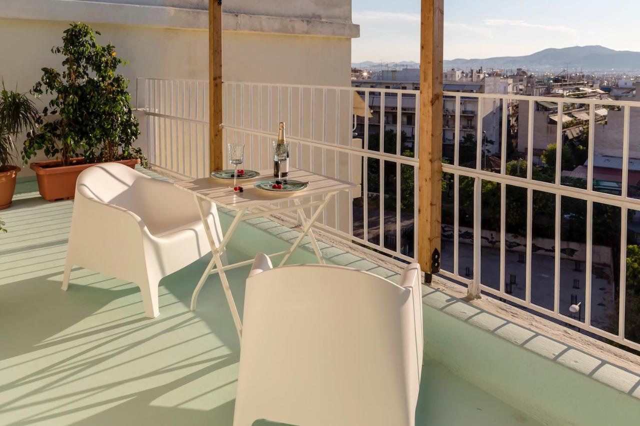 Blue And White Apartment Vipgreece Atenas Exterior foto